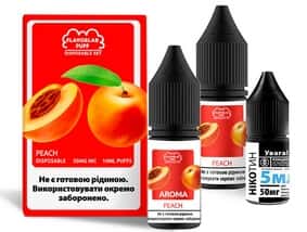 Набір Peach (Персик) 10 мл (Flavorlab Puff Salt)
