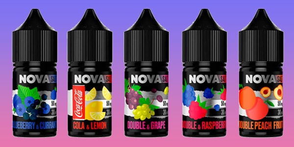 Ассортимент жидкости Nova Salt