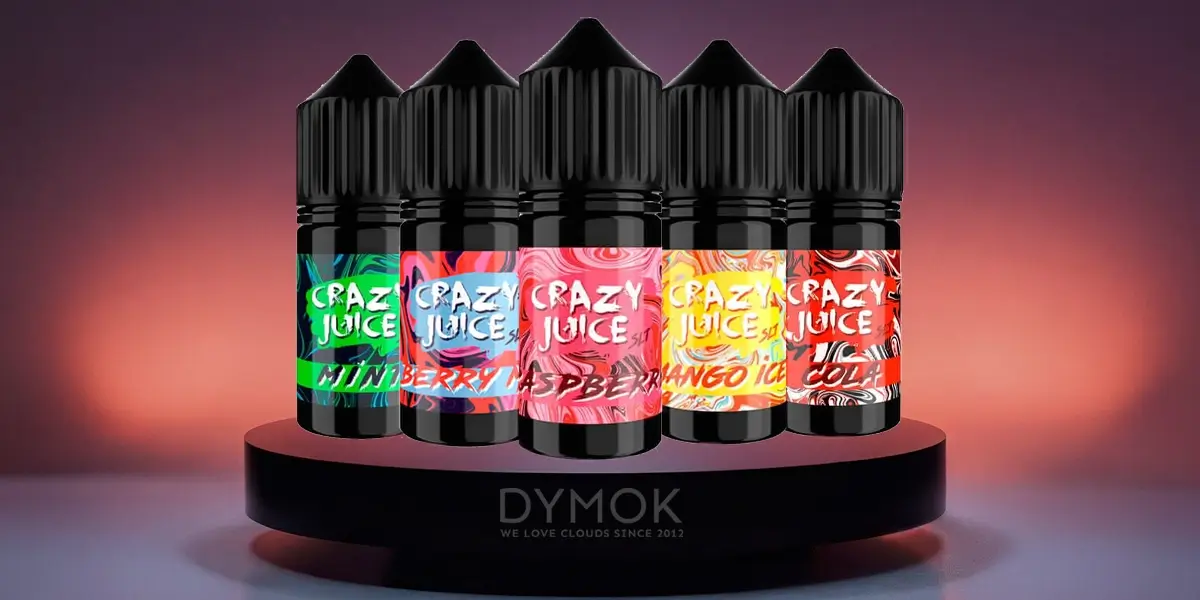 Жидкость (жижка) для электронных сигарет и подов Crazy Juice