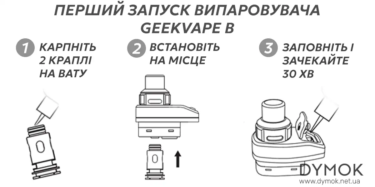 Інструкція для першого запуску випаровувача Aegis Boost