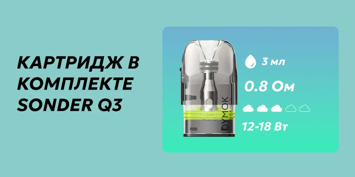 Комплектный картридж pod системы Geekvape Sonder Q3 Pod Kit