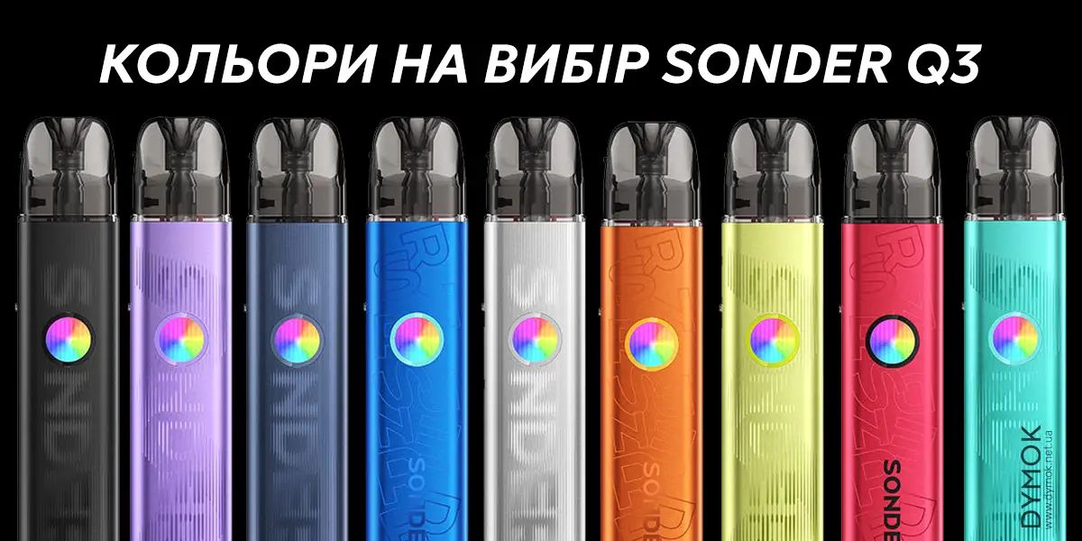 Лінійка кольорів подіка Geekvape Sonder Q3