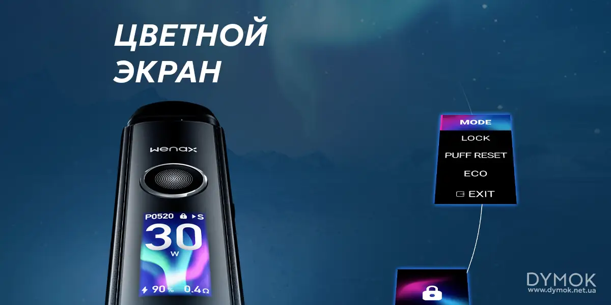 Цветной экран под системы Wenax Q Pro