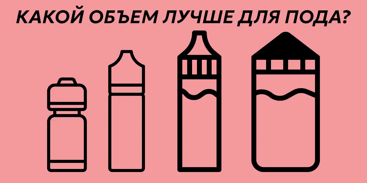 Варианты объема жидкостей для под систем