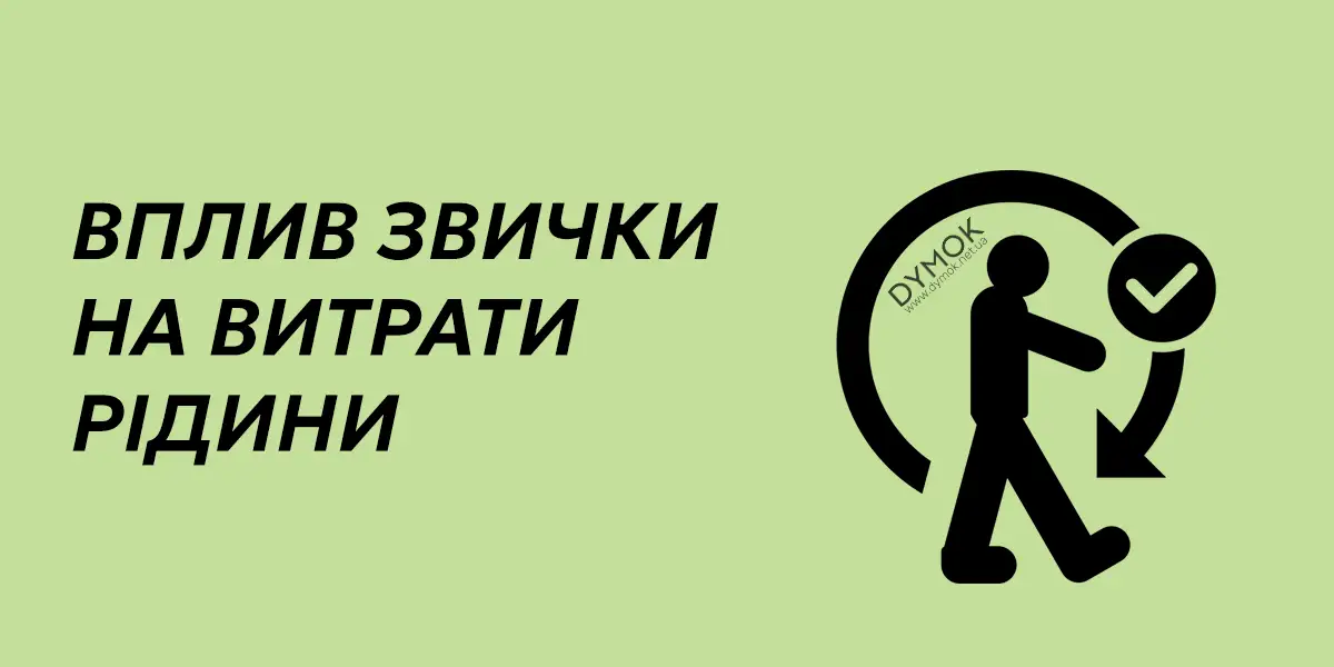 Вплив звичок на витрати рідини