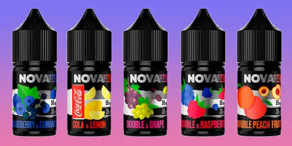 Асортимент рідини Nova Salt