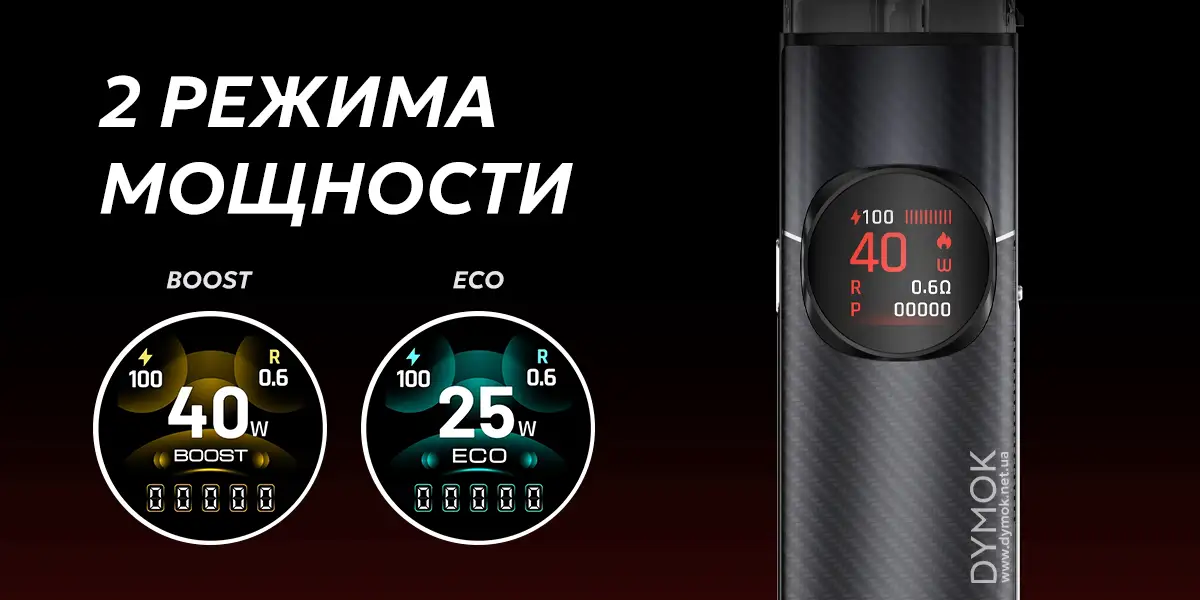 Режимы вейпа Oxva Nexlim 2