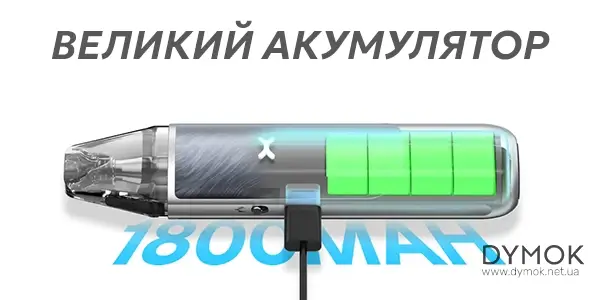 Акумулятор 1800 мА/ч вейпу Oxva NeXLIM GO