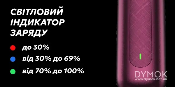 Індикатор заряду акумулятора Vaporesso Eco One Pro