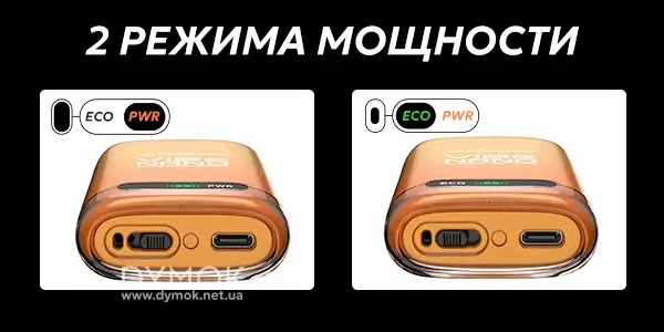 Режимы мощности Vaporesso Vibe Nano