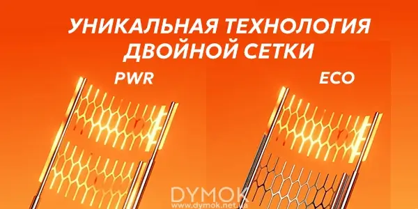 Технология Dual Mesh в под системах серии Вапорессо Вайб
