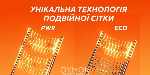 Технологія Dual Mesh в под системах серії Вапорессо Вайб