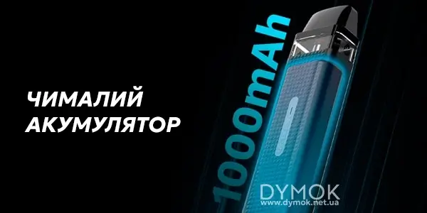 Об'єм акумулятора Вапорессо Іксрос Міні 1000 мА/ч