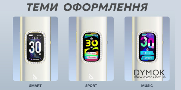 Варіанти оформлення поду Voopoo Argus G3