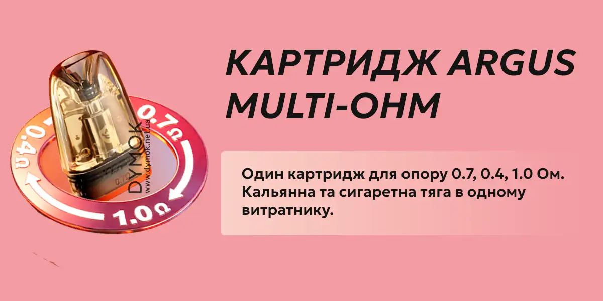 Картридж Voopoo Multiohm що входить до комплекту Voopoo Argus G4