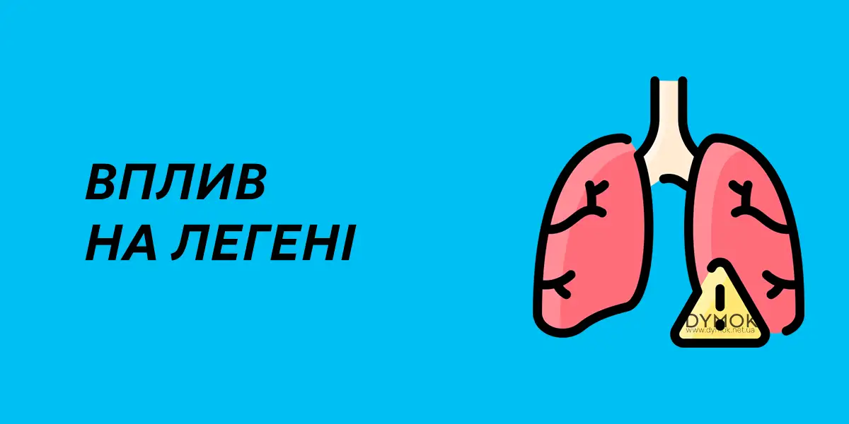 Вплив електронок на легені