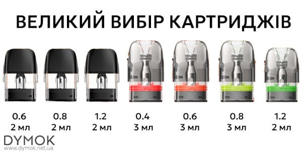 Варіанти картриджів що сумісні з Geekvape Wenax Q Ultra Pod Kit
