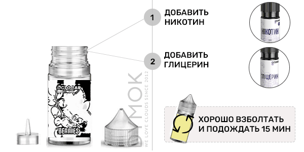 Инструкция для смешивания Octobar Salt Tropic Q 30 мл