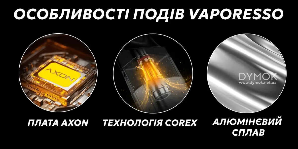 Особливості подів Vaporesso