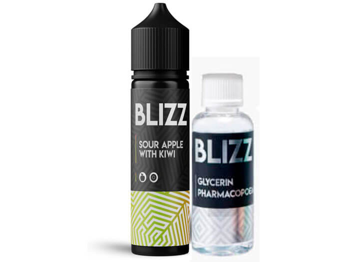Набір Blizz Sour Apple With Kiwi 60 мл (яблуко, ківі) Набір Blizz Sour Apple With Kiwi 60 мл (яблуко, ківі)