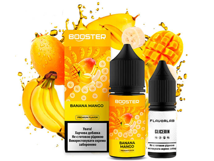 Набор Banana Mango 30 мл (Booster) Набор Banana Mango 30 мл (Booster)