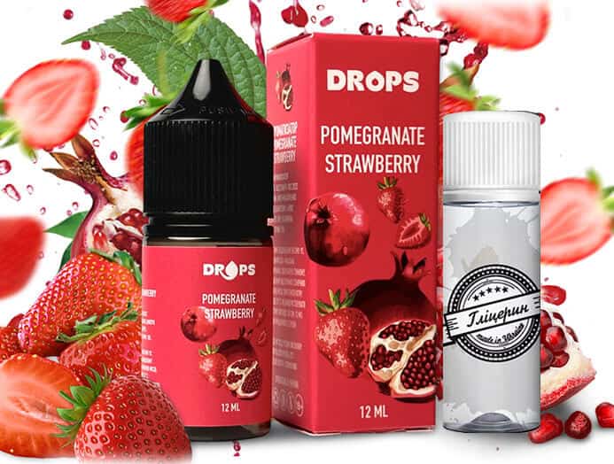 Набір Pomegranate Strawberry 30 мл (Drops)