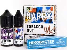 Набір Tobacco Nut 30 мл (Happy Salt)