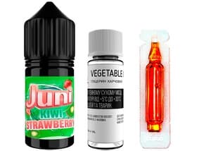 Набір Kiwi Strawberry (Ківі Полуниця) 30 мл (Juni Salt)