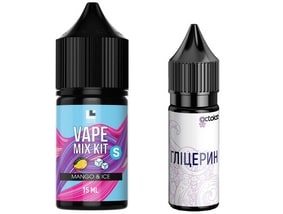 Набор Mango & Ice (Манго Лёд) 30 мл Vape Mix Kit (ULL Salt)
