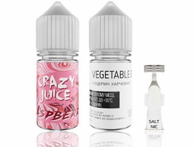 Набор Raspberry 30 мл (Crazy Juice Salt)