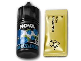 Набор Nova Salt Blue Razz Energy 30 мл