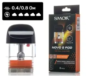 Картридж Smok Novo 5/6 Top-fill 0.4 Ом Dual Meshed , Фото 7 Картридж Smok Novo 5/6 Top-fill 0.4 Ом Dual Meshed , Фото 7